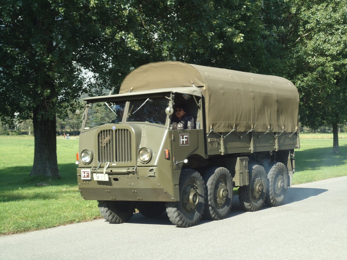 (141'748) - Fischer, Chur - GR 2 U - Saurer am 15. September 2012 in Chur, Waffenplatz