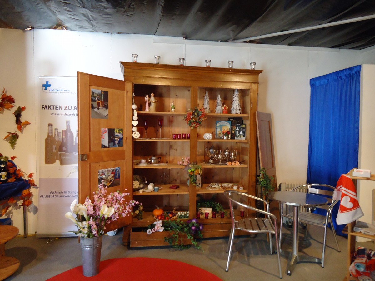 (142'164) - Der BrockiShop an der Neulandausstellung am 1. November 2012 in Thun, Expo