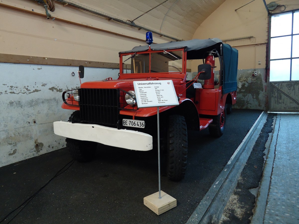 (142'167) - Pyrorama - BE 706'436 - Dodge am 4. November 2012 in Thun, Expo