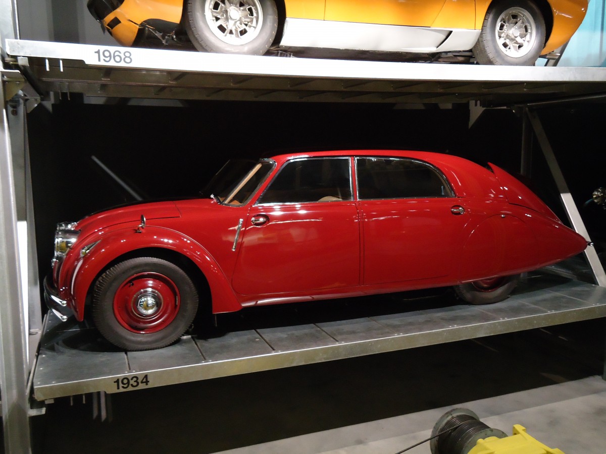 (143'318) - Tatra am 20. Februar 2013 in Luzern, Verkehrshaus