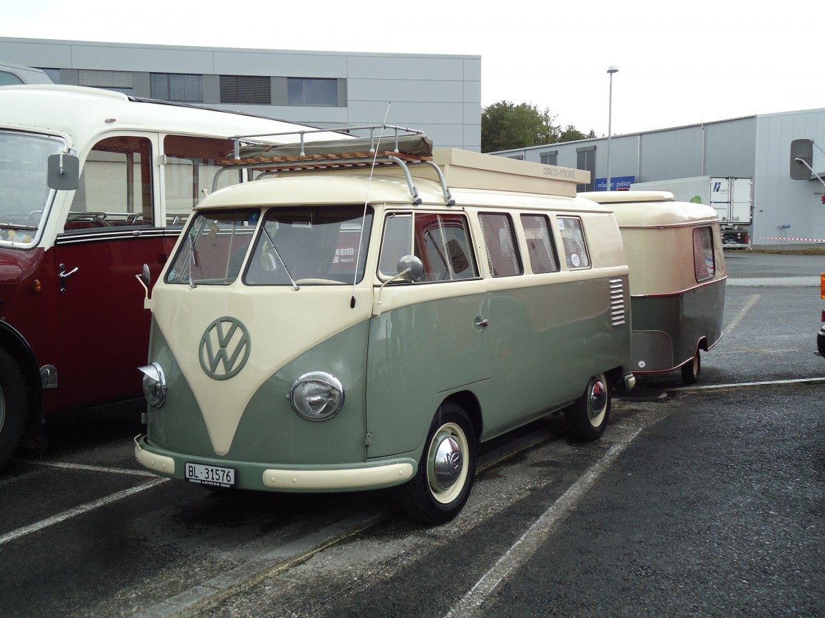 (144'100) - VW-Bus - BL 31'576 - am 12. Mai 2013 in Langenthal, Calag