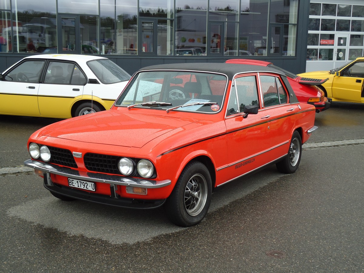 (144'141) - Triumph - BE 1792 U - am 12. Mai 2013 in Langenthal, Calag