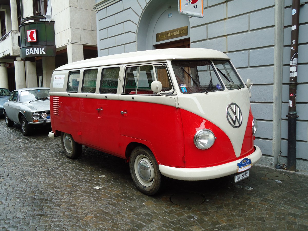 (144'256) - VW-Bus - ZH 8019 - am 19. Mai 2013 in Engelberg, OiO