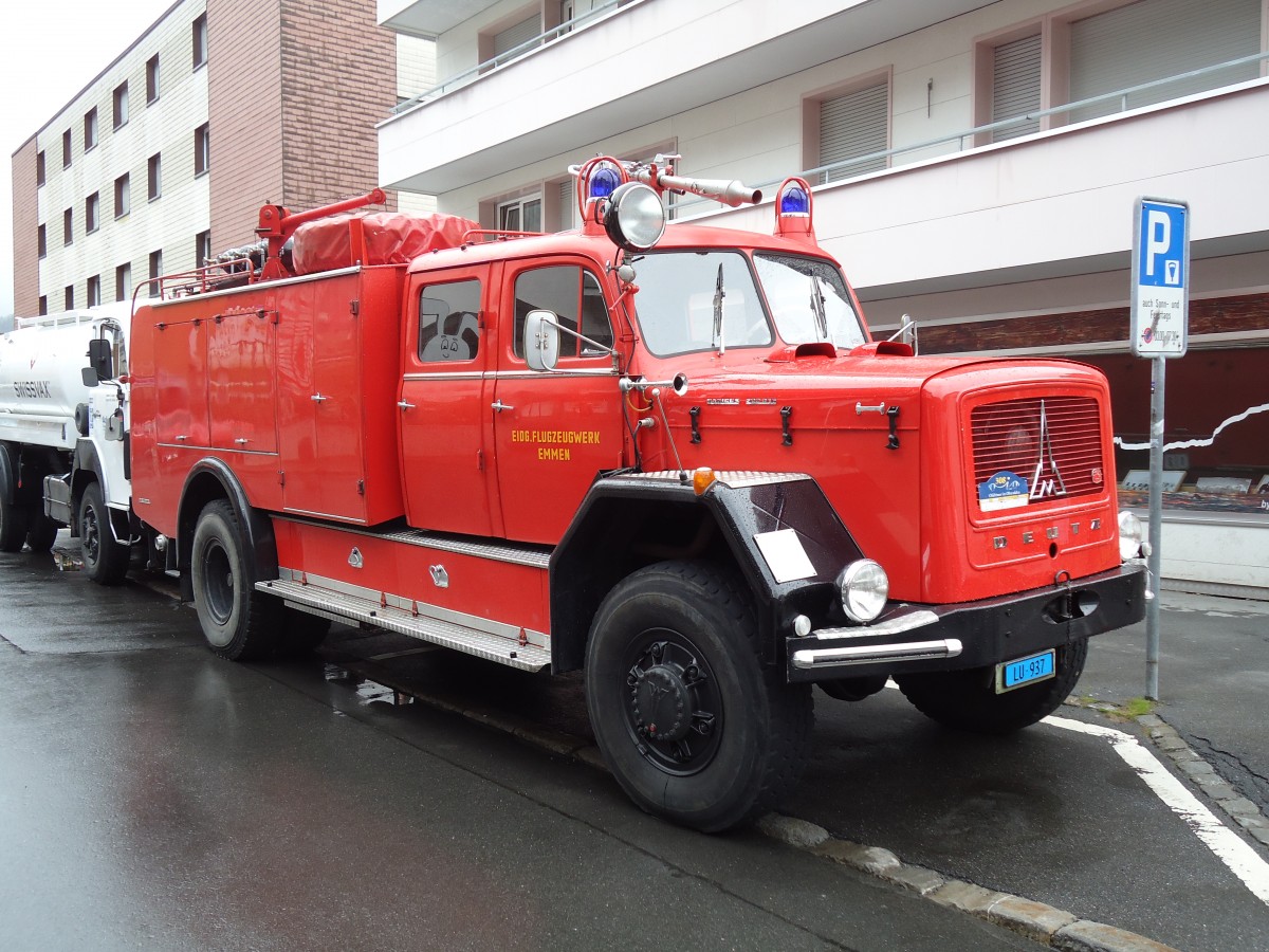 (144'263) - Eidg. Flugzeugwerk, Emmen - LU 937 - Deutz am 19. Mai 2013 in Engelberg, OiO