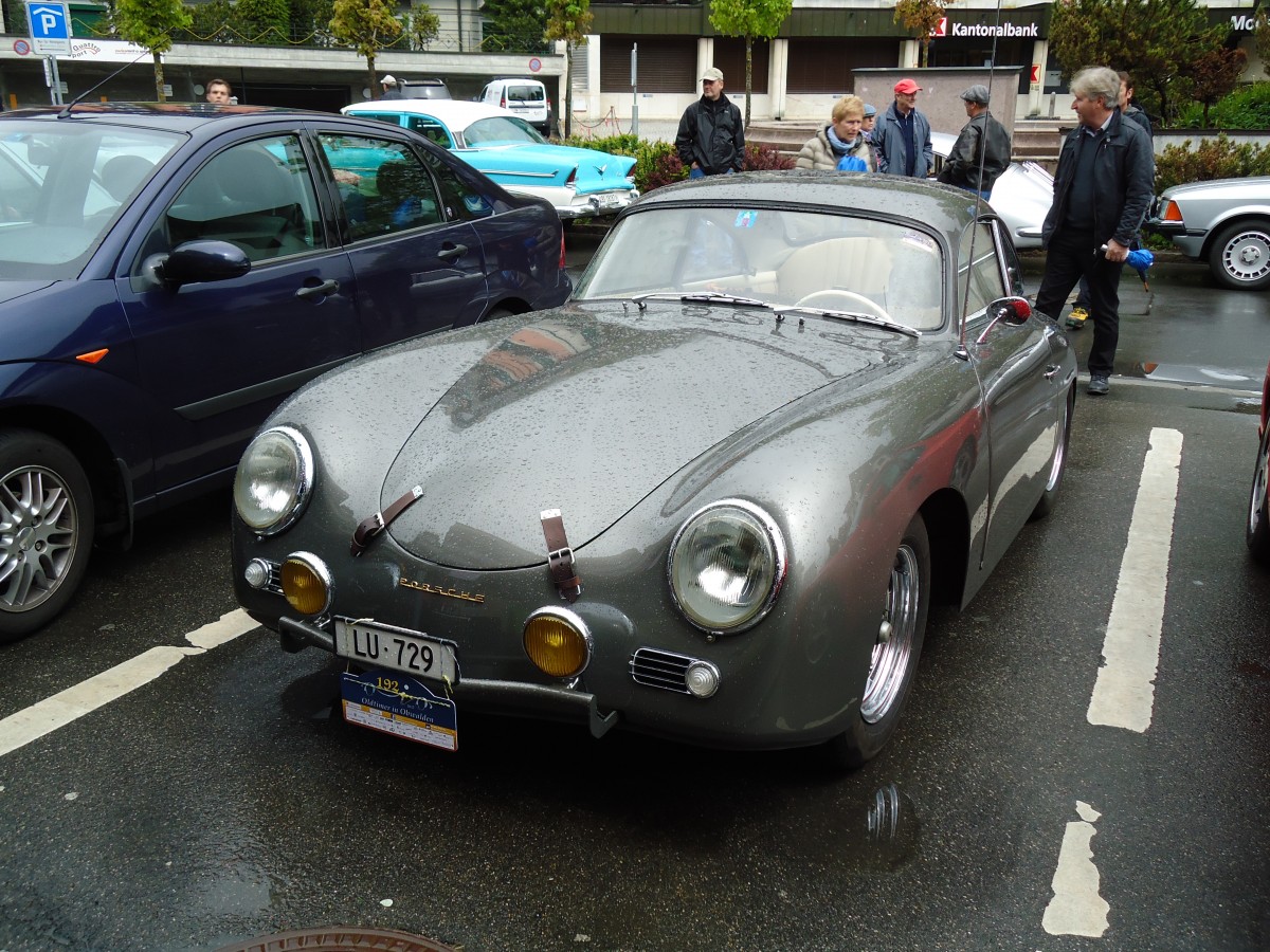 (144'286) - Porsche - LU 729 - am 19. Mai 2013 in Engelberg, OiO