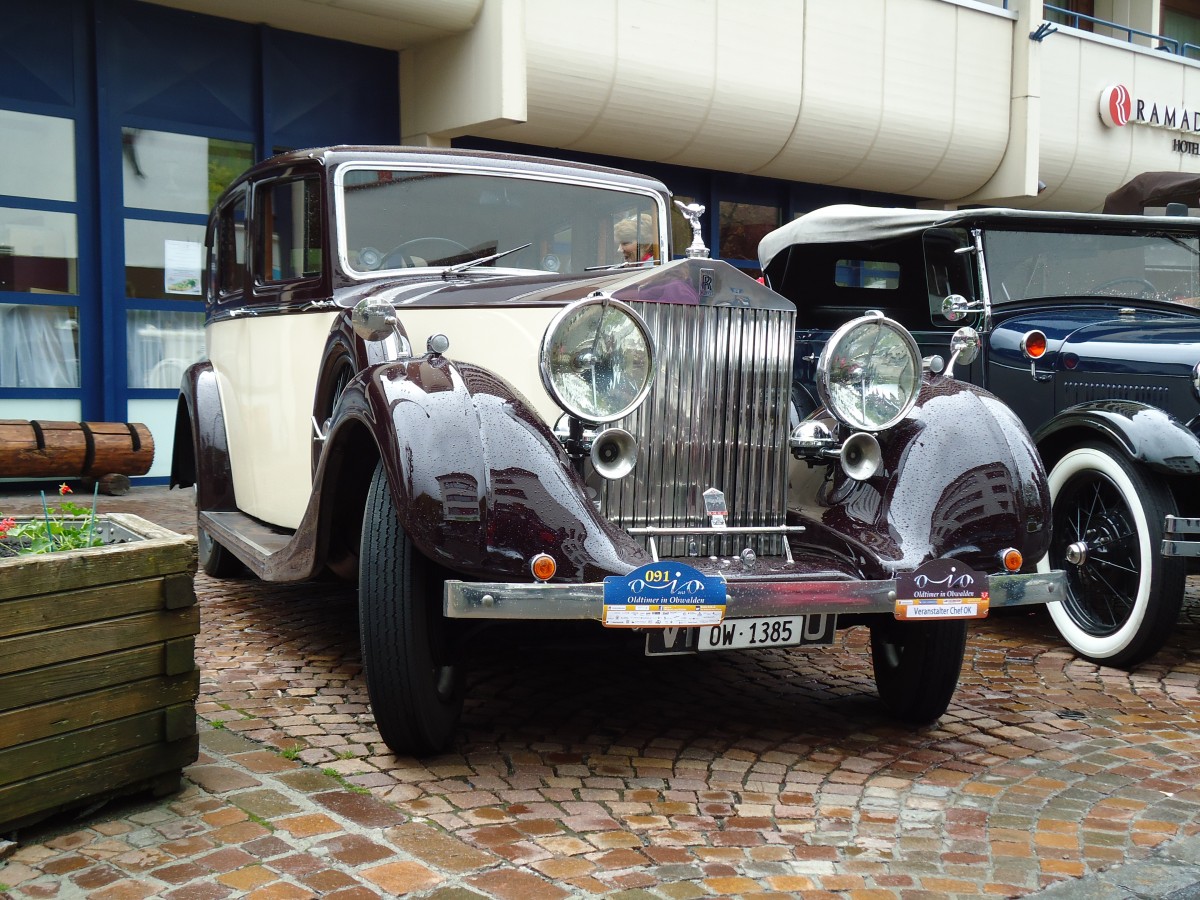 (144'290) - Rolls-Royce - OW 1385 - am 19. Mai 2013 in Engelberg, OiO