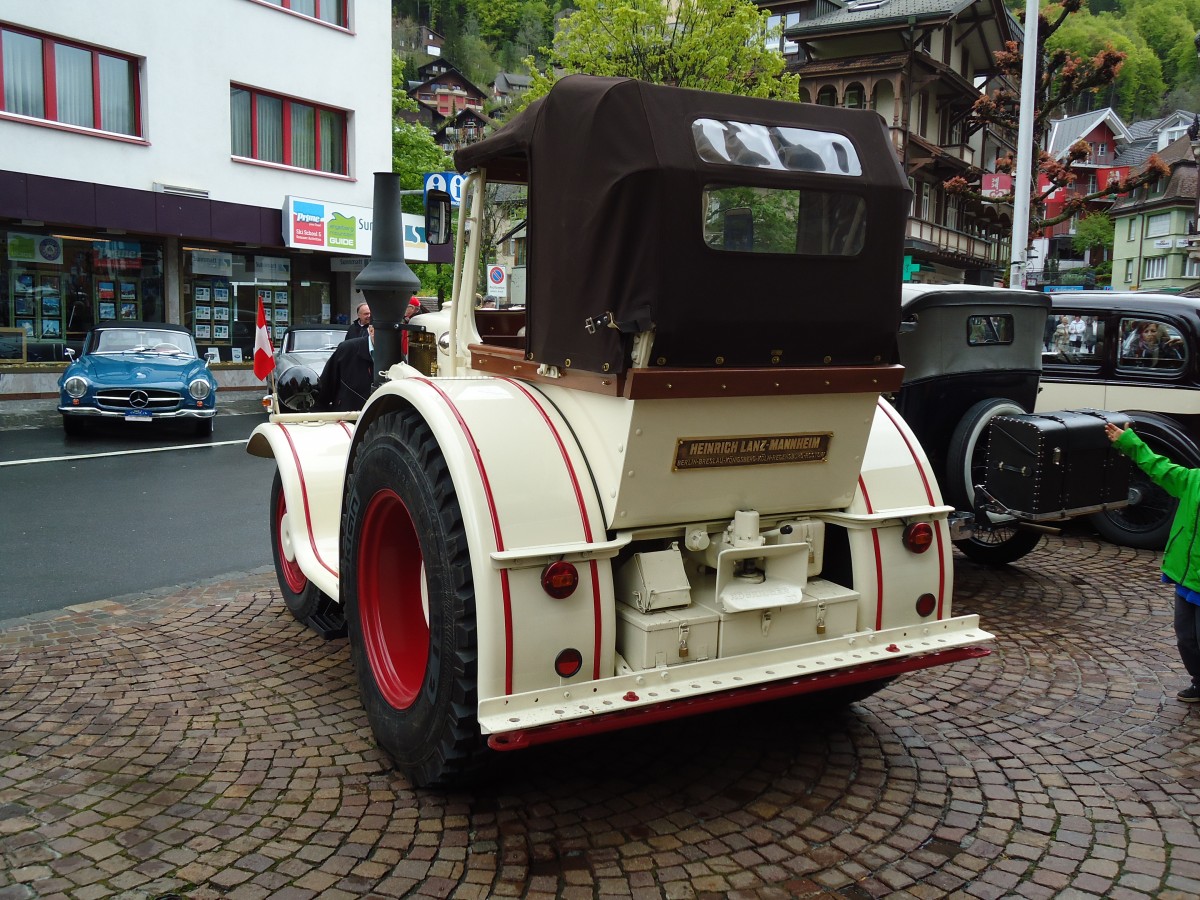 (144'334) - Lanz Bulldog - LU 237 - am 19. Mai 2013 in Engelberg, OiO