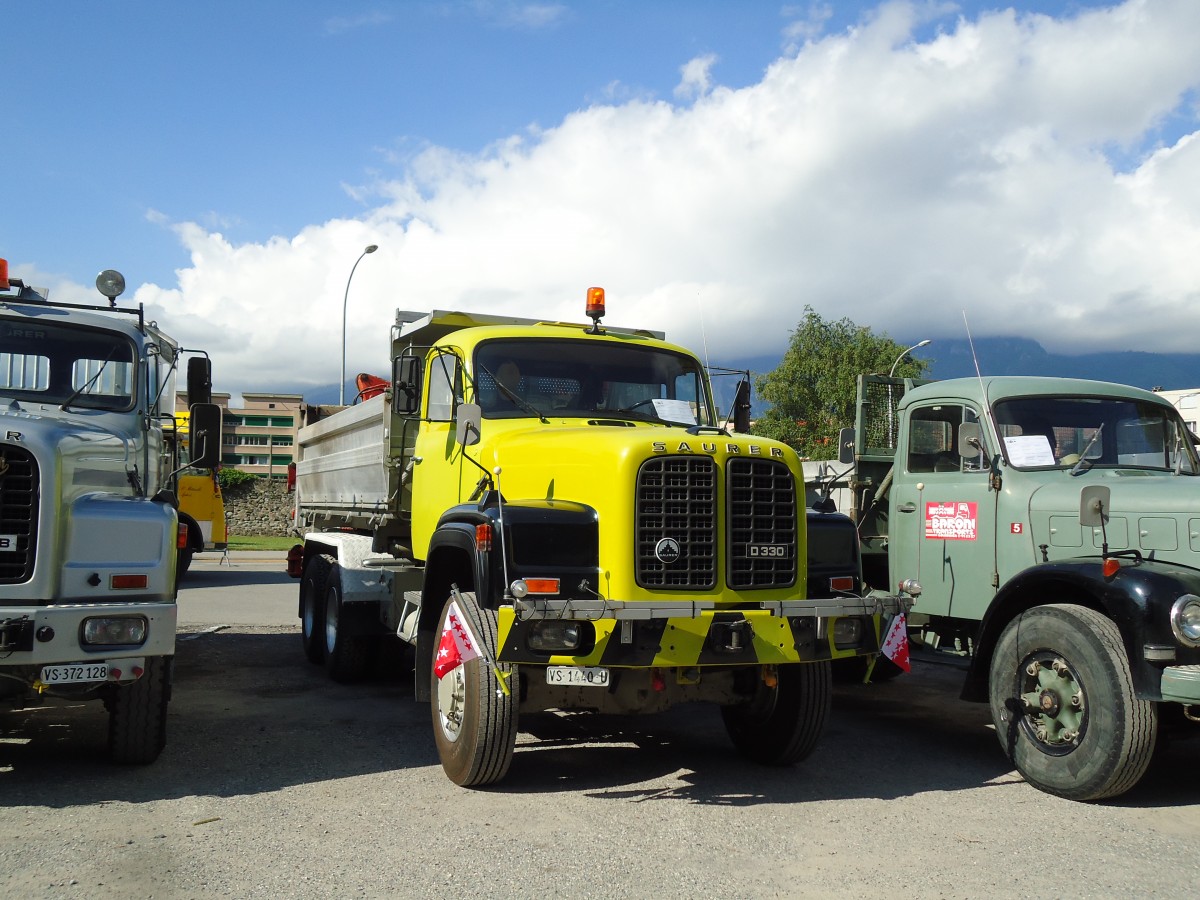 (145'333) - VS 1440 U - Saurer am 22. Juni 2013 in Aigle, Saurertreffen