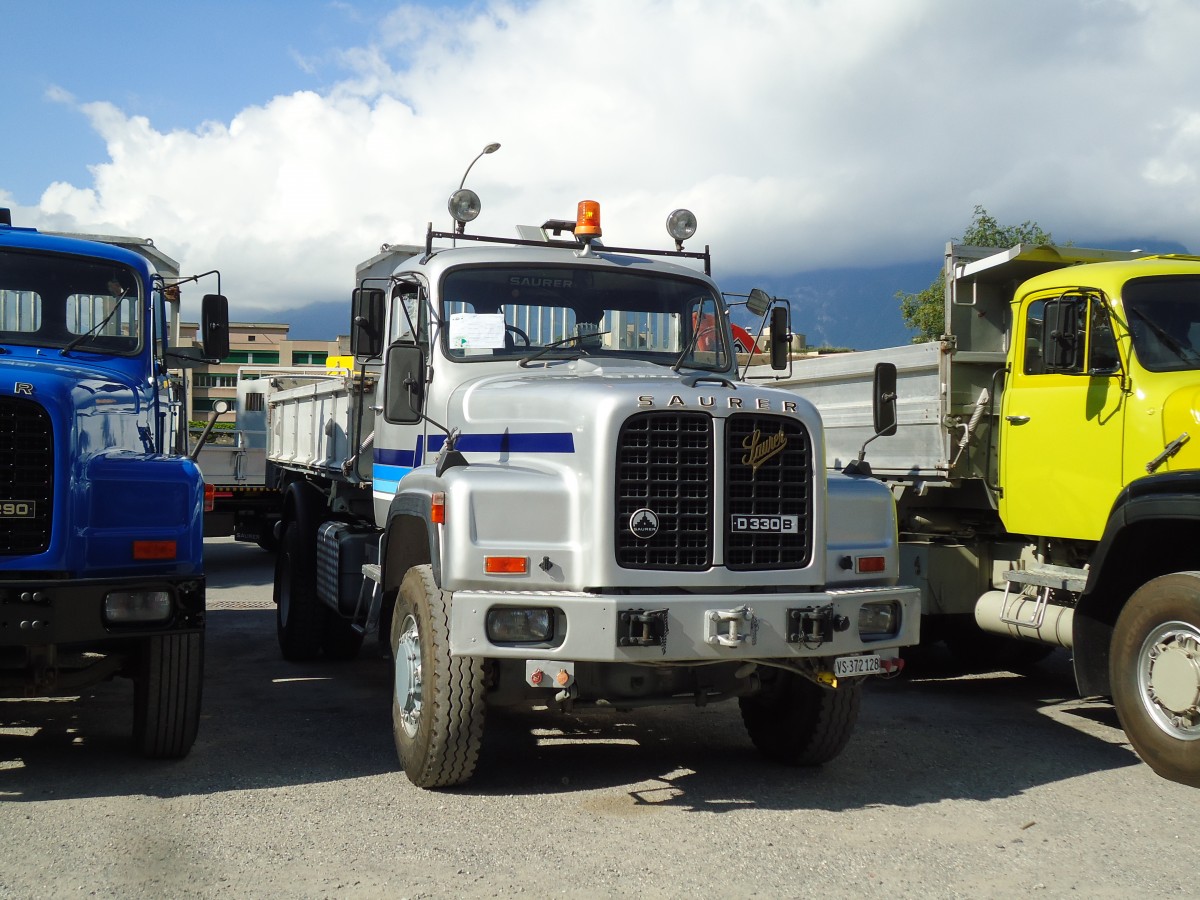 (145'334) - VS 372'128 - Saurer am 22. Juni 2013 in Aigle, Saurertreffen