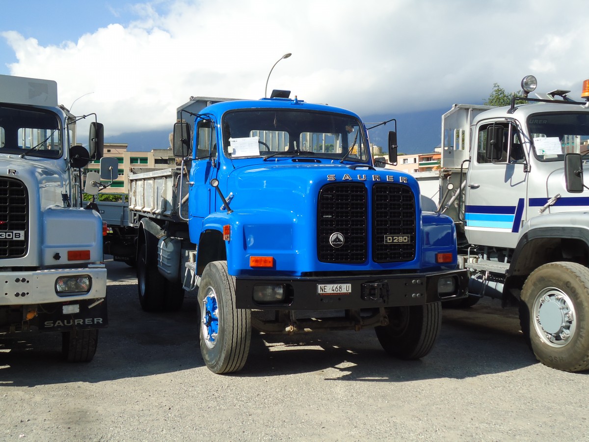 (145'335) - NE 468 U - Saurer am 22. Juni 2013 in Aigle, Saurertreffen