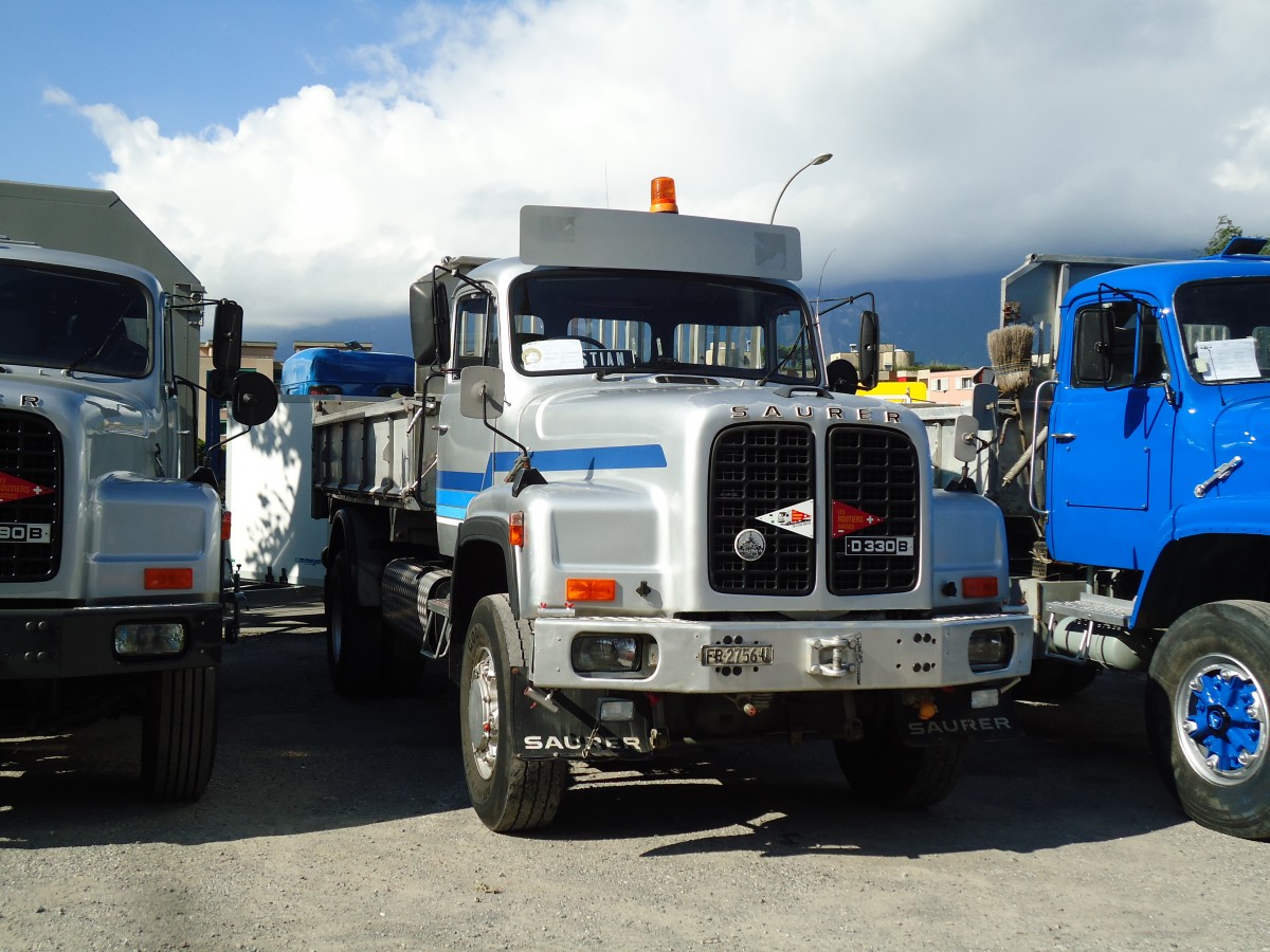 (145'336) - FR 2756 U - Saurer am 22. Juni 2013 in Aigle, Saurertreffen