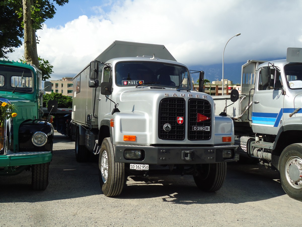 (145'337) - SO 162'950 - Saurer am 22. Juni 2013 in Aigle, Saurertreffen