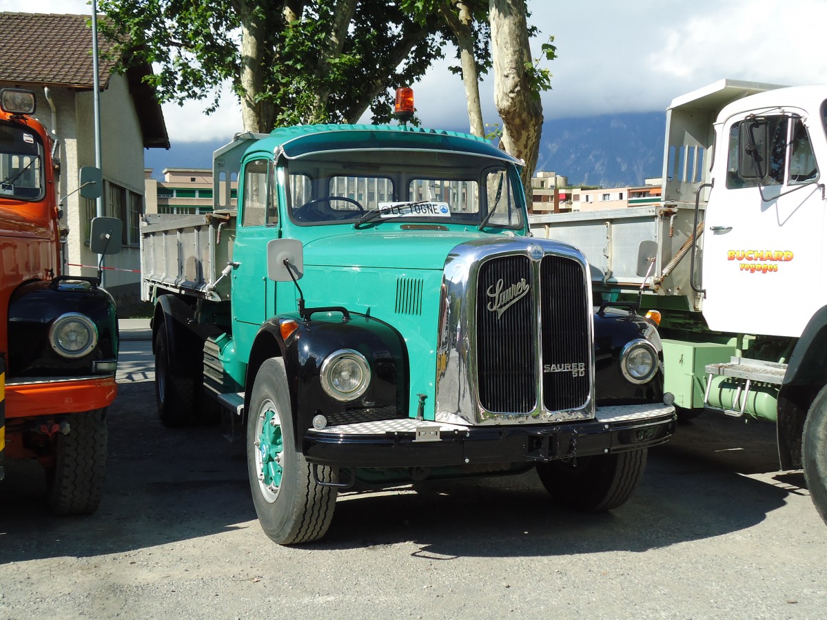 (145'340) - Saurer am 22. Juni 2013 in Aigle, Saurertreffen