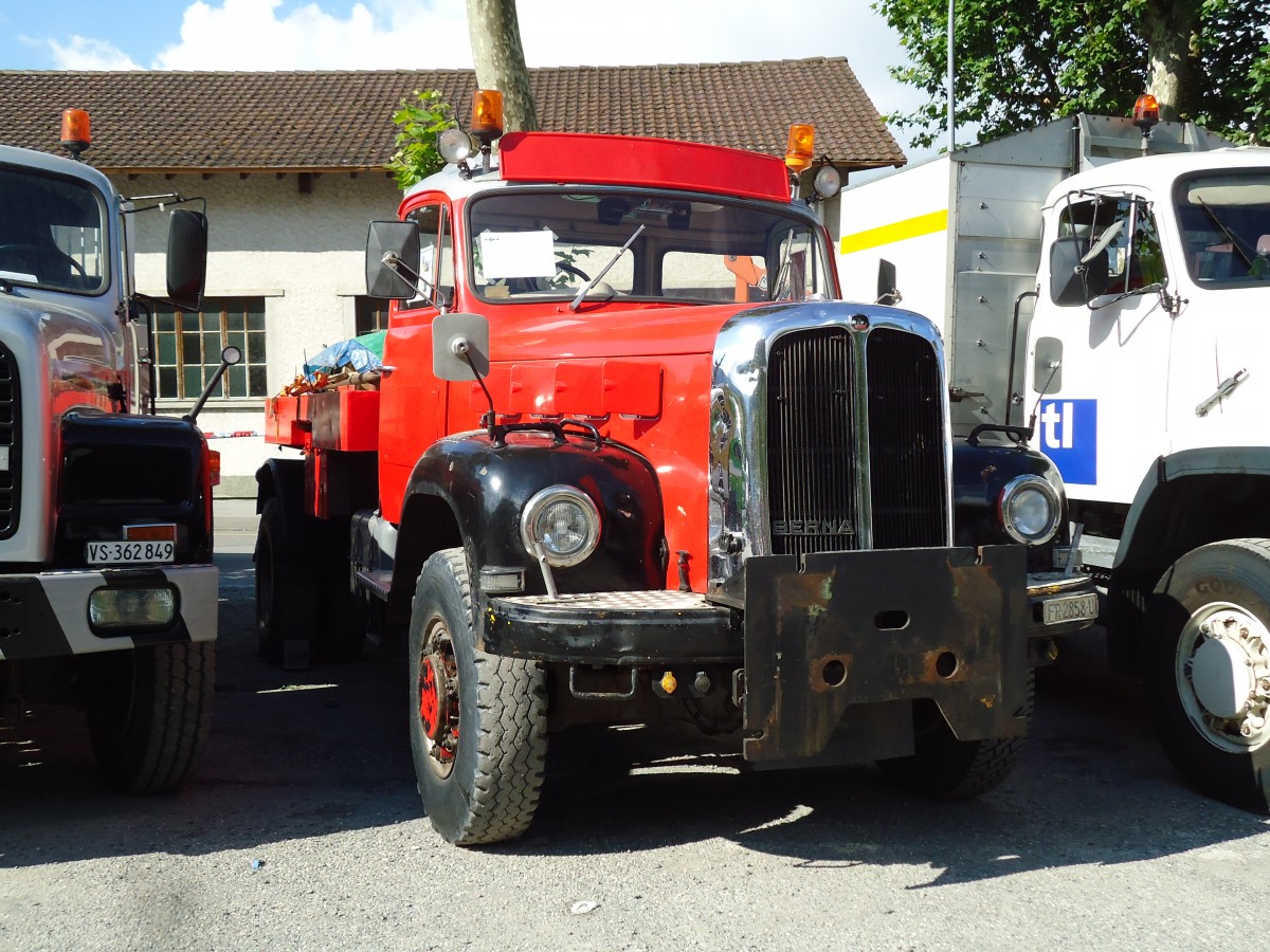 (145'342) - FR 2858 U - Berna am 22. Juni 2013 in Aigle, Saurertreffen