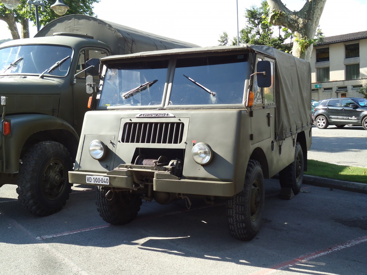 (145'351) - VD 100'040 - Mowag am 22. Juni 2013 in Aigle, Saurertreffen