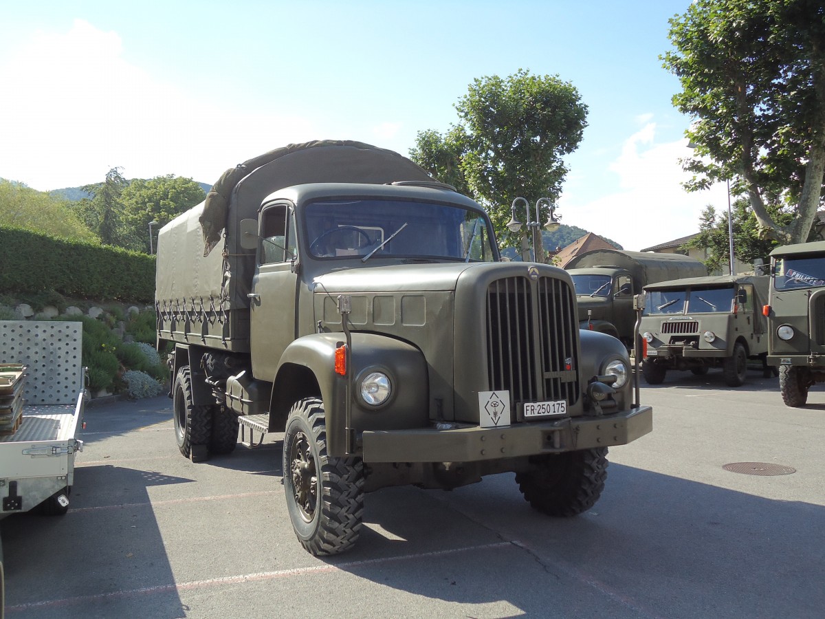 (145'353) - FR 250'175 - Saurer am 22. Juni 2013 in Aigle, Saurertreffen