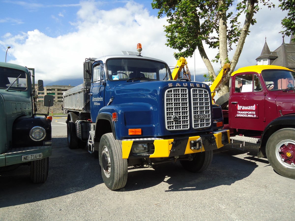(145'356) - Amstein, Willisau - Saurer am 22. Juni 2013 in Aigle, Saurertreffen