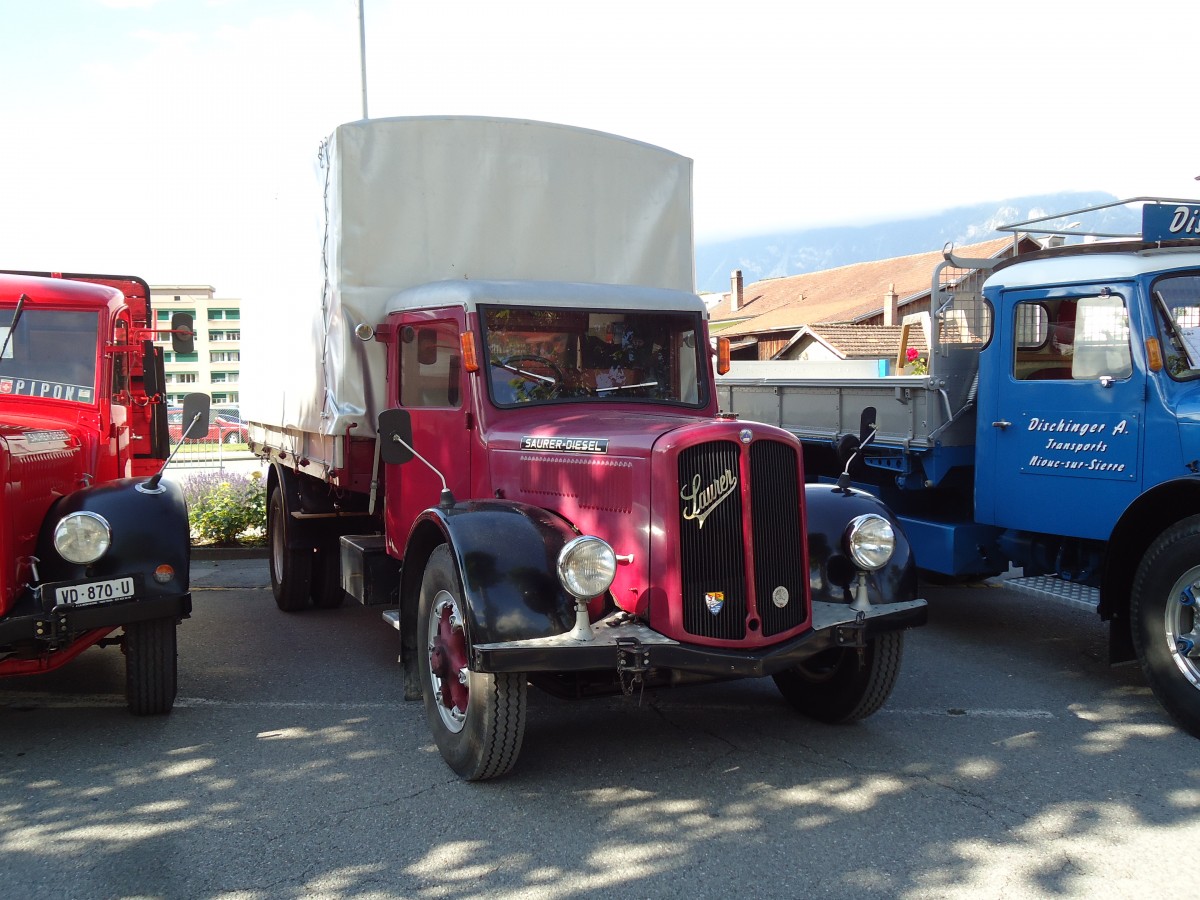 (145'358) - Saurer am 22. Juni 2013 in Aigle, Saurertreffen
