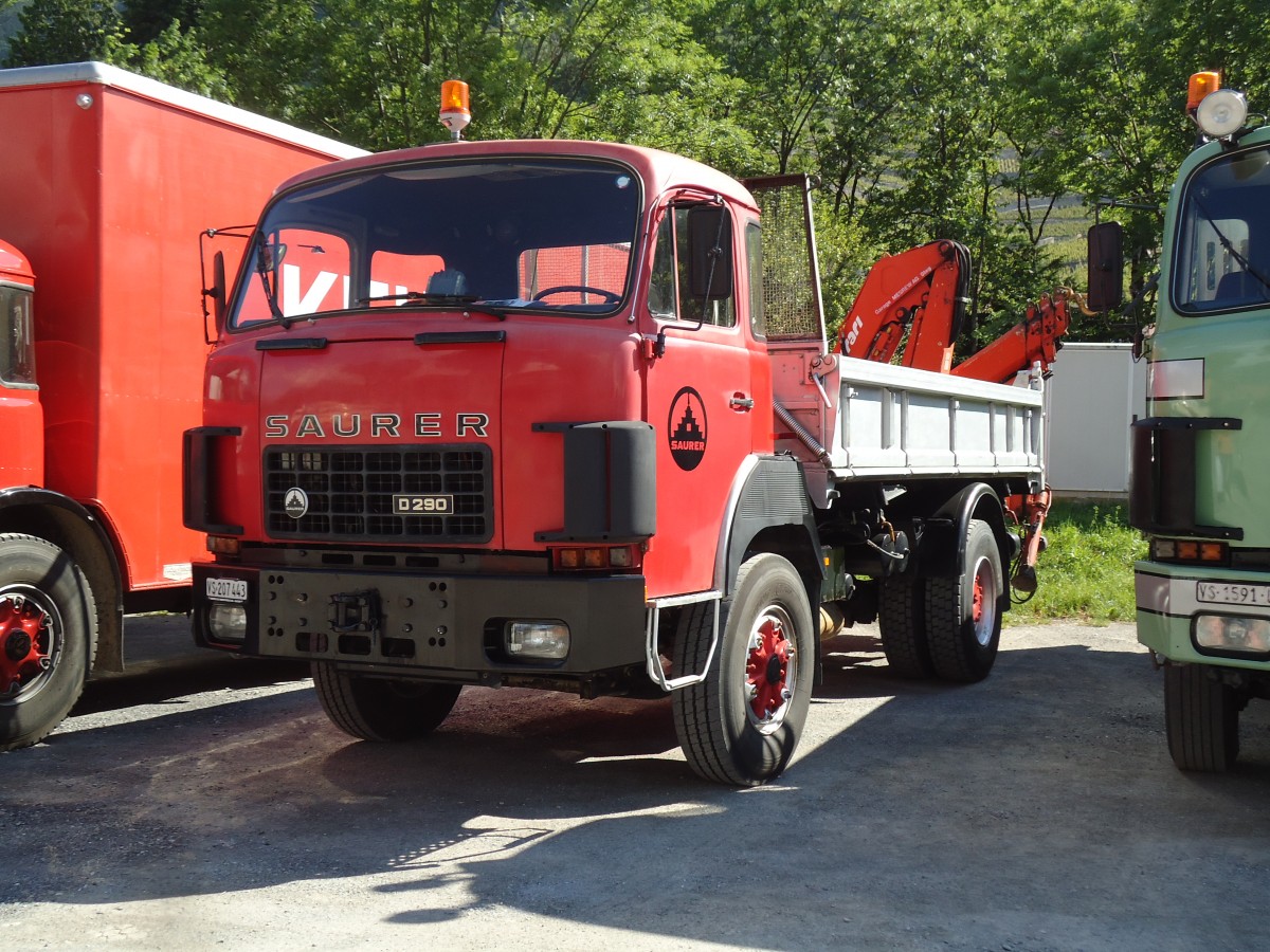 (145'371) - VS 207'443 - Saurer am 22. Juni 2013 in Aigle, Saurertreffen