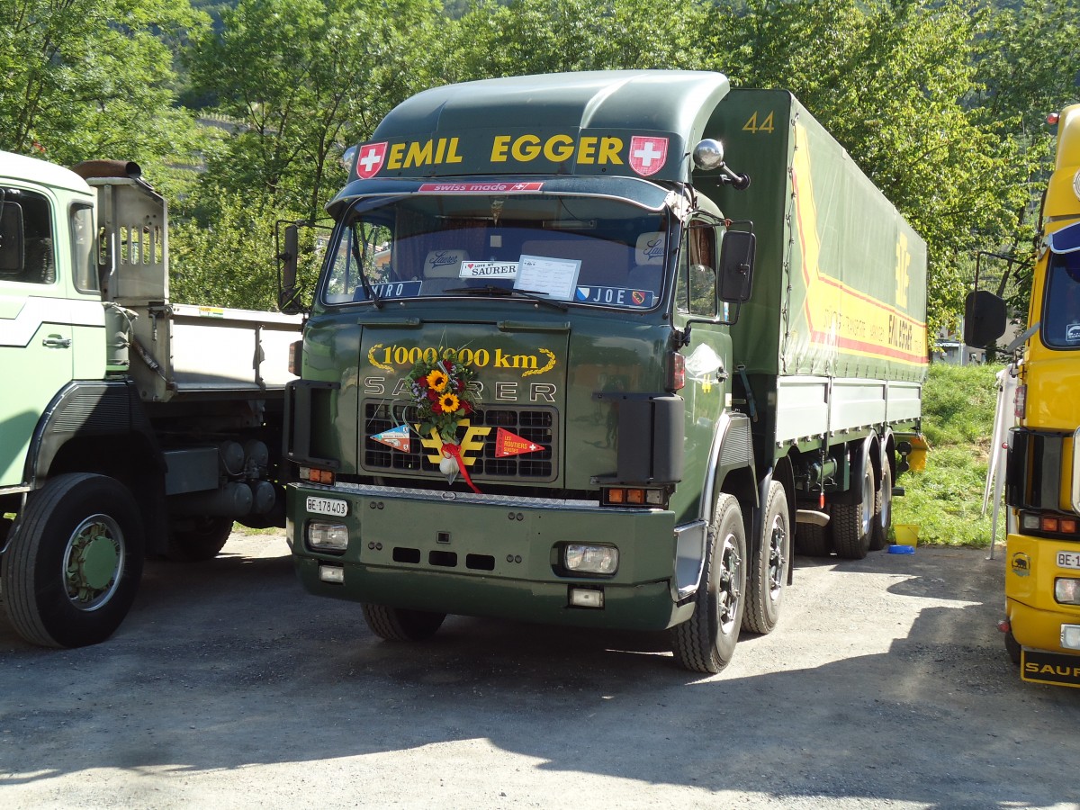 (145'372) - Egger - Nr. 44/BE 178'403 - Saurer am 22. Juni 2013 in Aigle, Saurertreffen