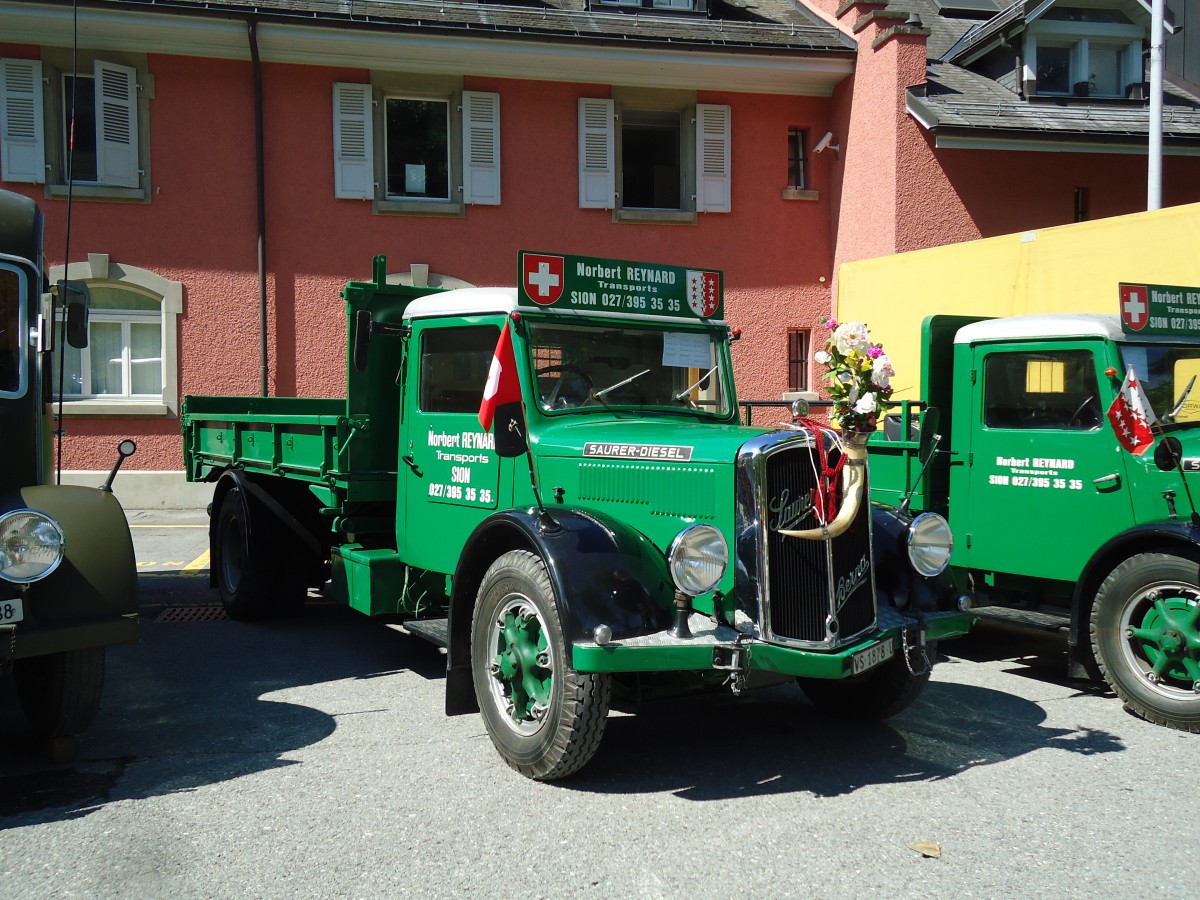(145'397) - Reynard, Sion - VS 1878 U - Saurer am 22. Juni 2013 in Aigle, Saurertreffen