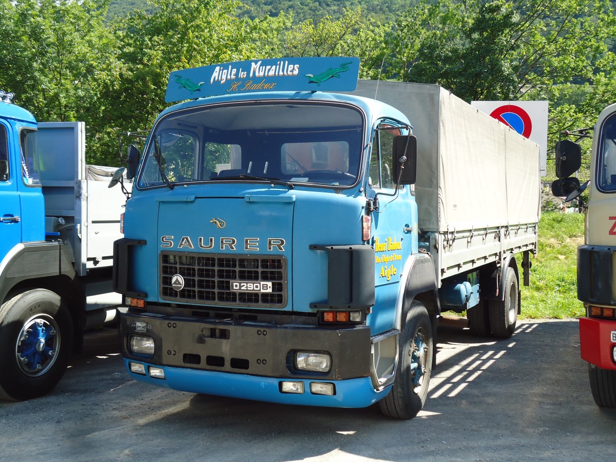 (145'404) - Badoux, Aigle - Nr. 2 - Saurer am 22. Juni 2013 in Aigle, Saurertreffen