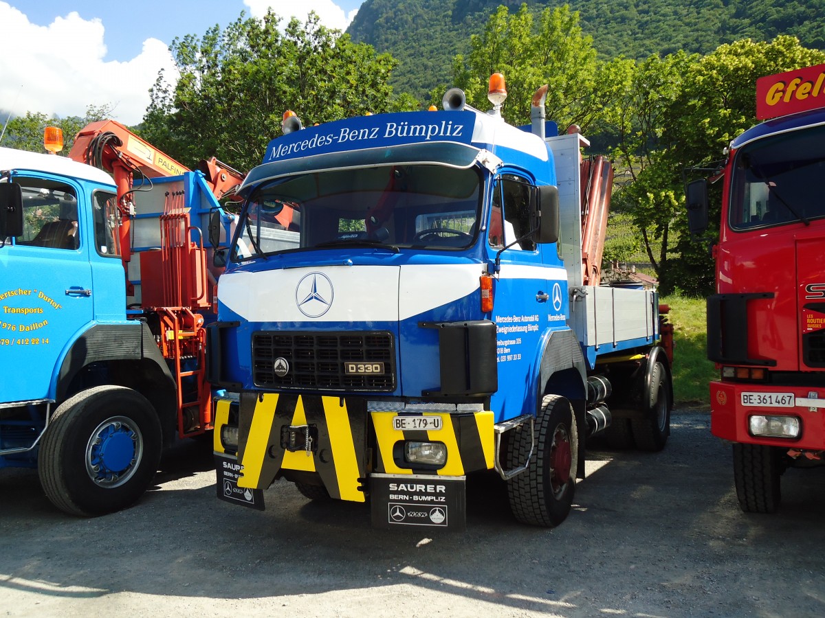(145'408) - Mercedes, Bern - BE 179 U - Saurer am 22. Juni 2013 in Aigle, Saurertreffen