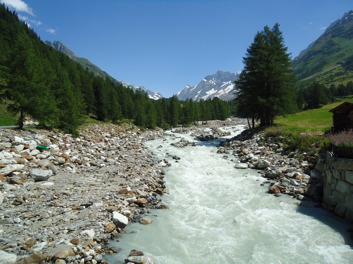 (146'246) - Die Lonza bei K�hmad im L�tschental am 5. August 2013