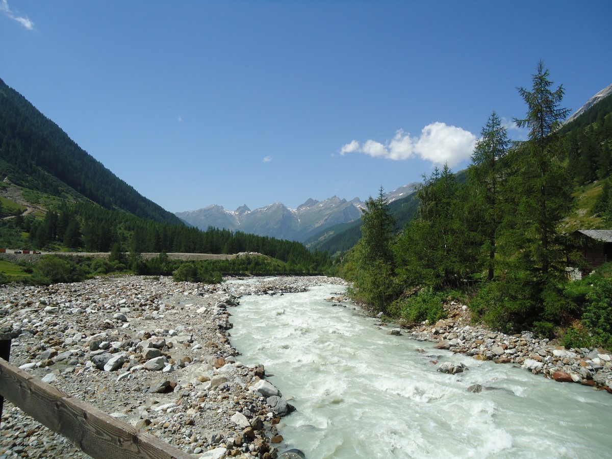 (146'247) - Die Lonza bei K�hmad im L�tschental am 5. August 2013