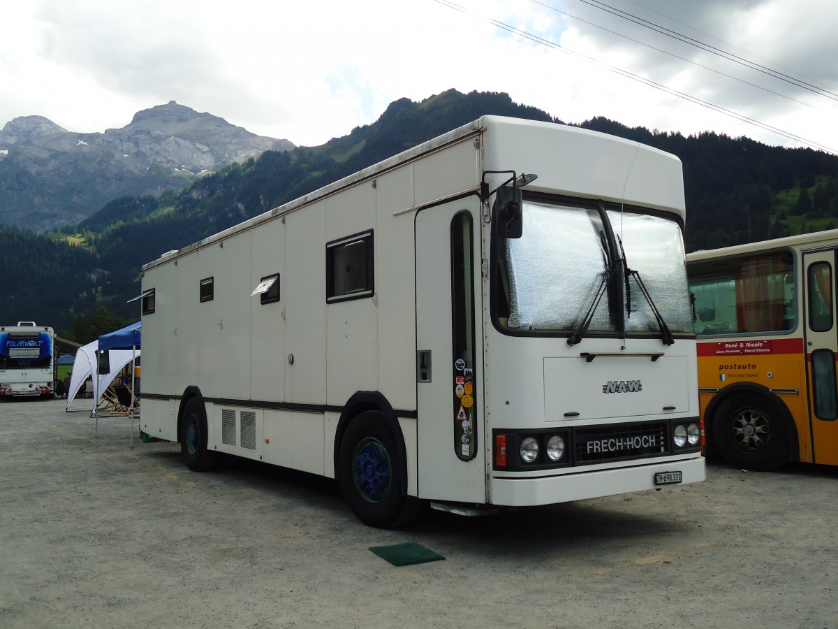 (146'344) - ZH 698'331 - NAW/FHS am 17. August 2013 in Lenk, Metschbahnen