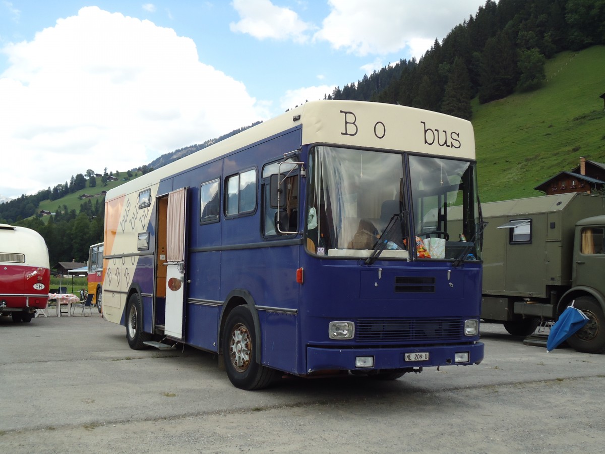(146'357) - NE 209 U - NAW am 17. August 2013 in Lenk, Metschbahnen