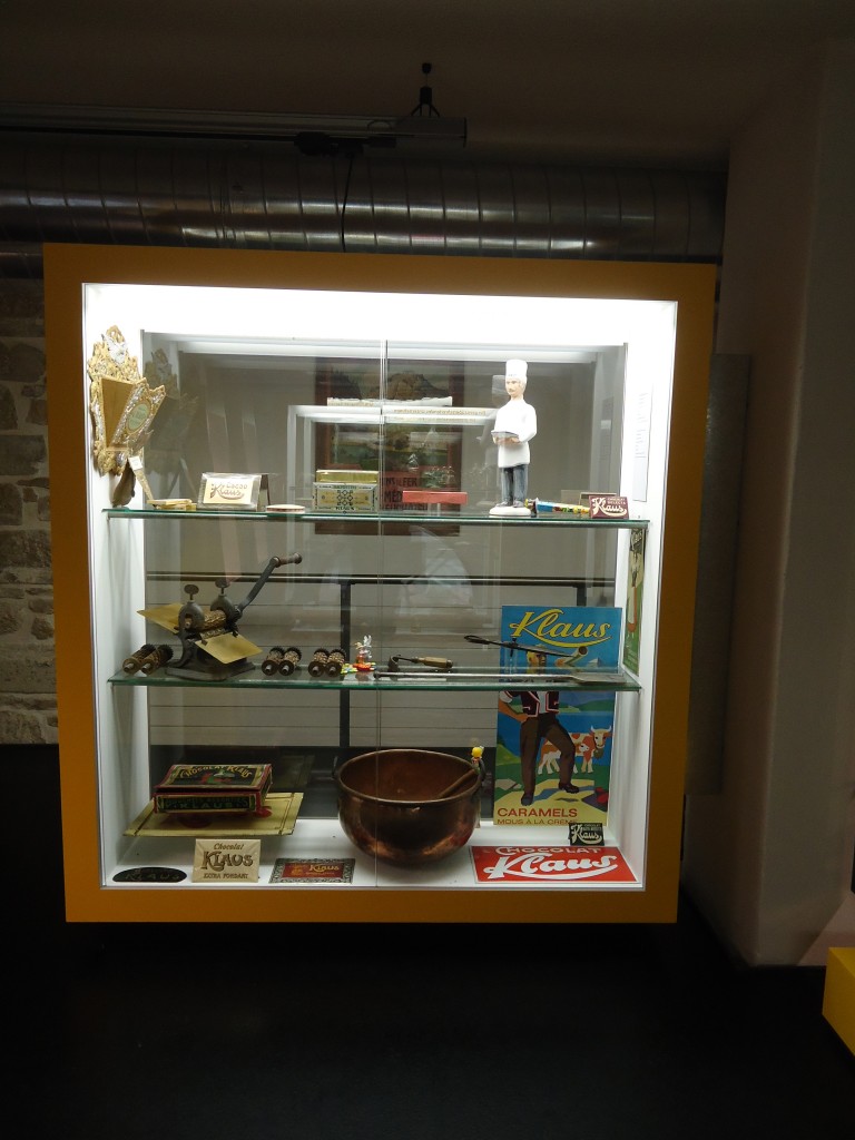 (146'426) - Schaukasten am 18. August 2013 in Le Locle, Museum unterirdische M�hlen