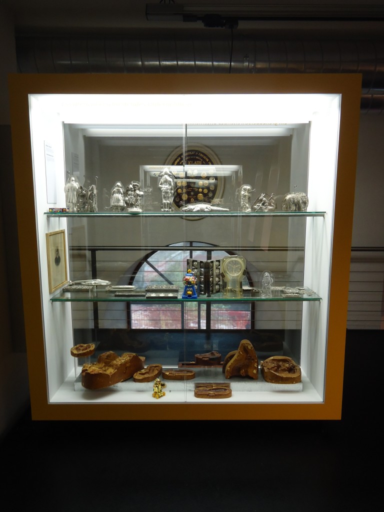 (146'427) - Schaukasten am 18. August 2013 in Le Locle, Museum unterirdische M�hlen