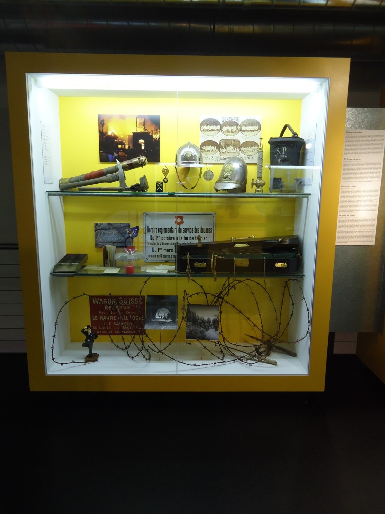 (146'428) - Schaukasten am 18. August 2013 in Le Locle, Museum unterirdische M�hlen