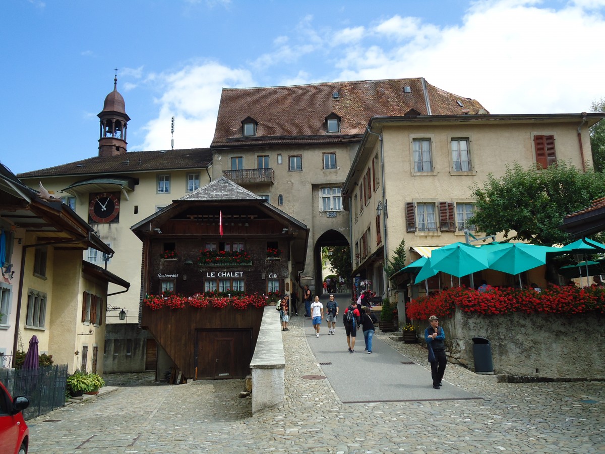(146'515) - Im St�dtchen Gruy�res am 26. August 2013