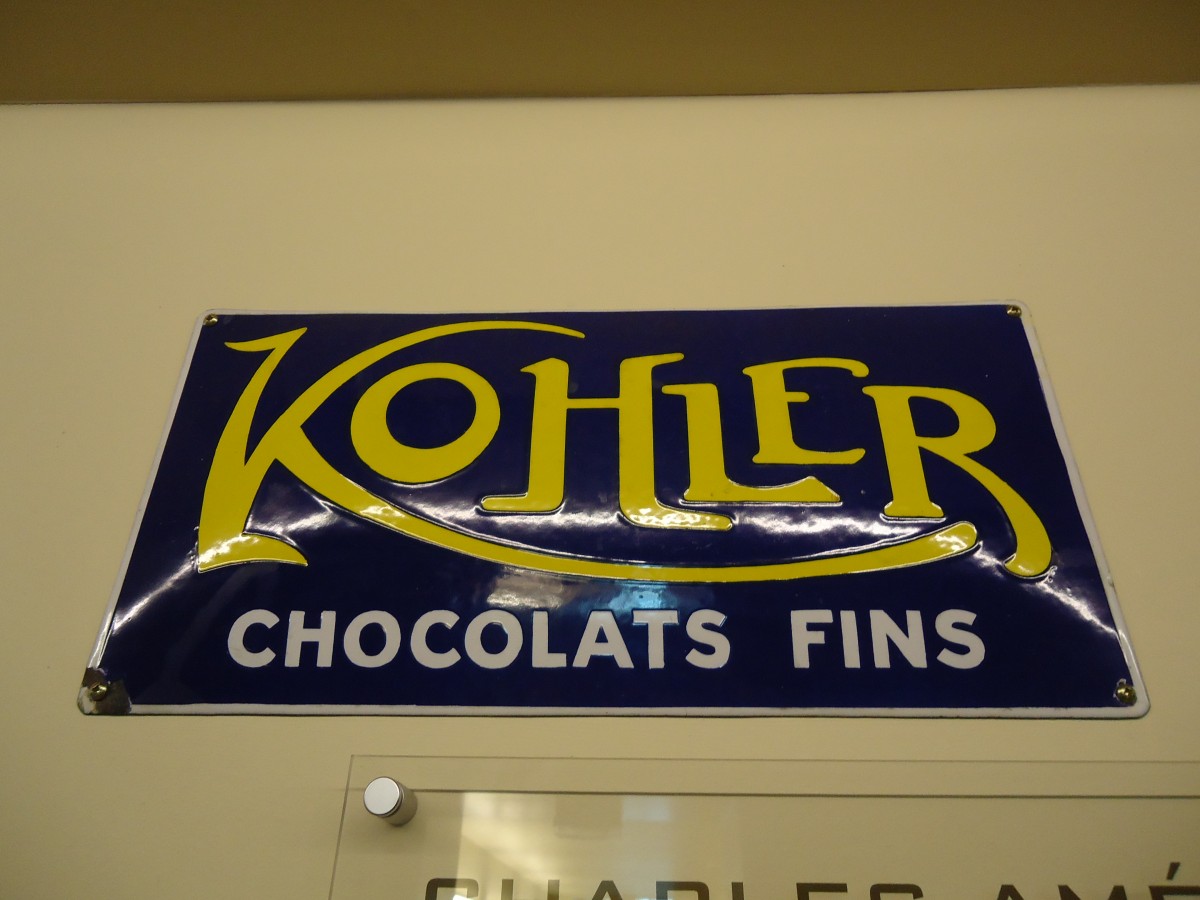 (146'531) - Kohler-Schild am 26. August 2013 in Broc, Nestl�