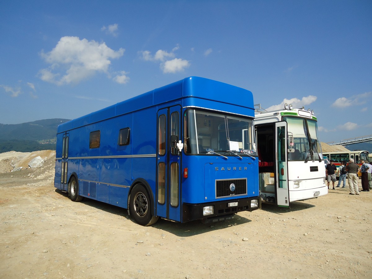 (146'602) - BE 1195 U - Saurer am 31. August 2013 in Niederbipp, Saurertreffen