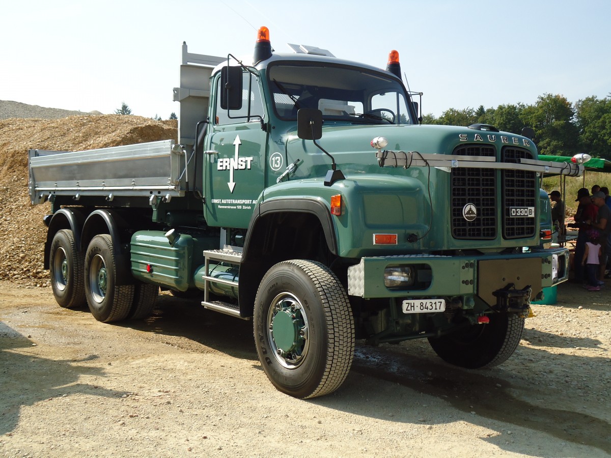 (146'616) - Ernst, Z�rich - Nr. 13/ZH 84'317 - Saurer am 31. August 2013 in Niederbipp, Saurertreffen