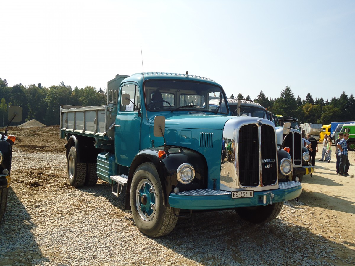 (146'627) - BE 153 U - Saurer am 31. August 2013 in Niederbipp, Saurertreffen