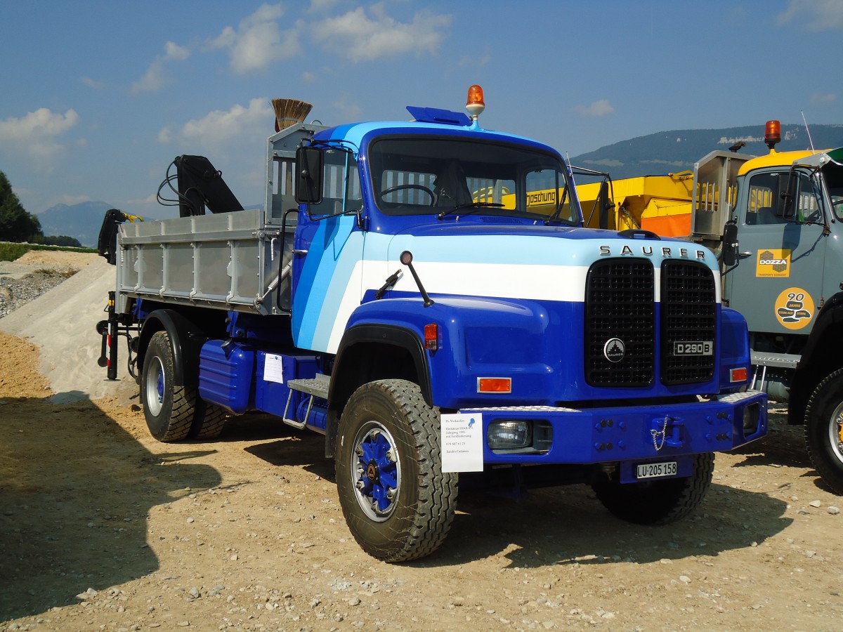 (146'630) - LU 205'158 - Saurer am 31. August 2013 in Niederbipp, Saurertreffen