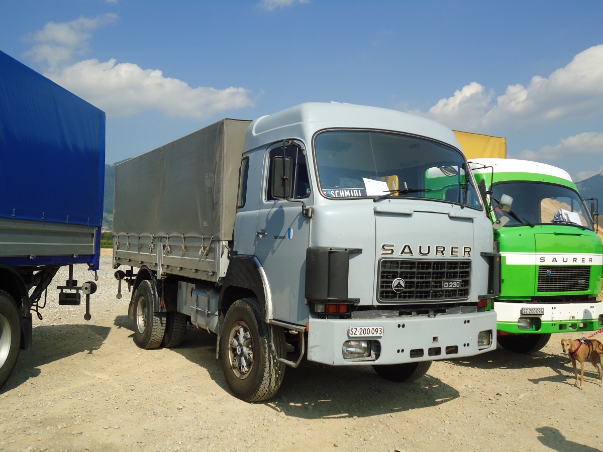 (146'632) - SZ 200'093 - Saurer am 31. August 2013 in Niederbipp, Saurertreffen