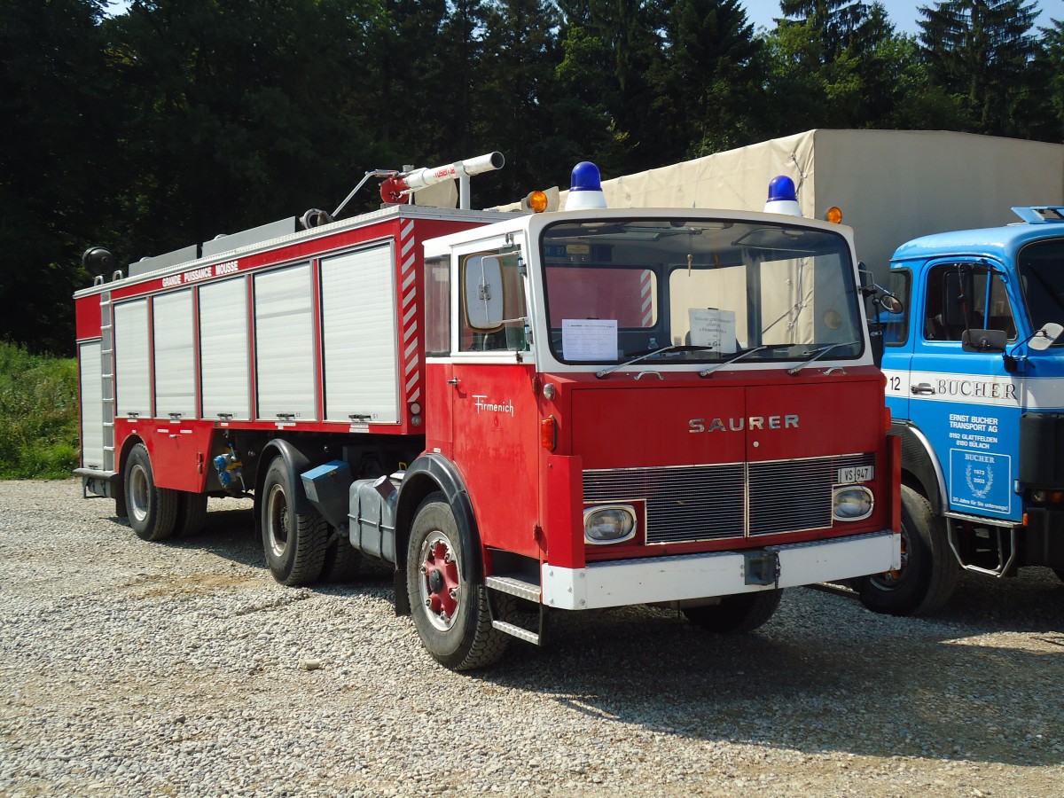 (146'648) - Firmenich - VS 947 - Saurer am 31. August 2013 in Niederbipp, Saurertreffen