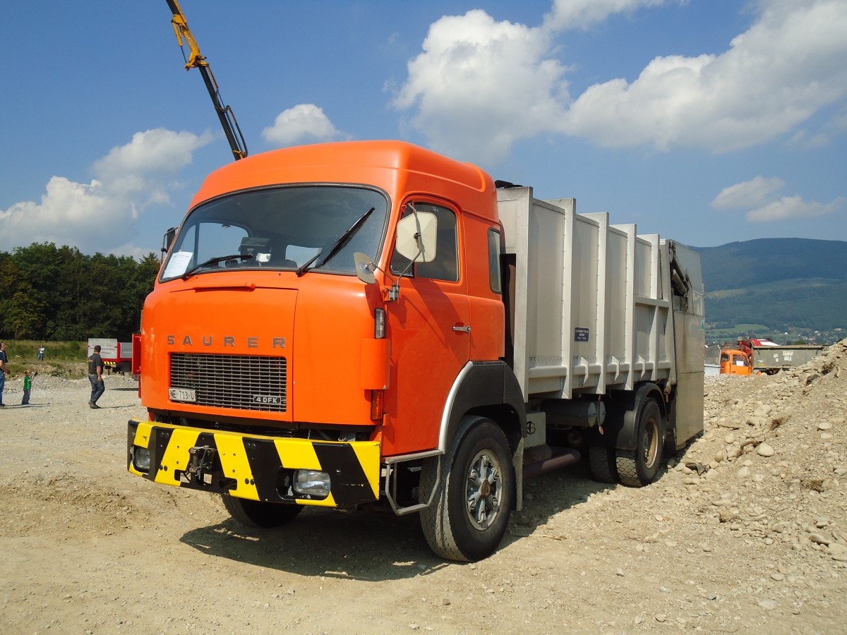 (146'658) - NE 713 U - Saurer am 31. August 2013 in Niederbipp, Saurertreffen