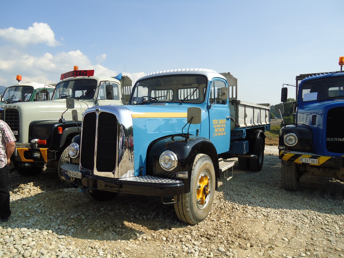 (146'673) - Saxer, Dietikon - ZH 33'425 U - Berna am 31. August 2013 in Niederbipp, Saurertreffen