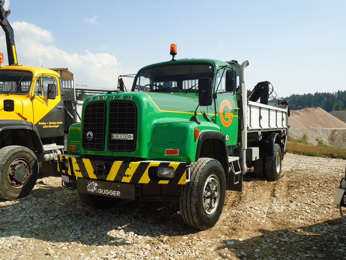 (146'677) - Gugger - Nr. 5/FR 150'785 - Saurer am 31. August 2013 in Niederbipp, Saurertreffen