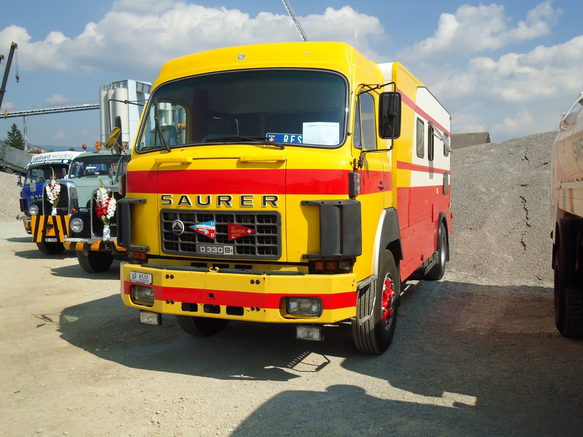 (146'680) - AR 8505 - Saurer am 31. August 2013 in Niederbipp, Saurertreffen