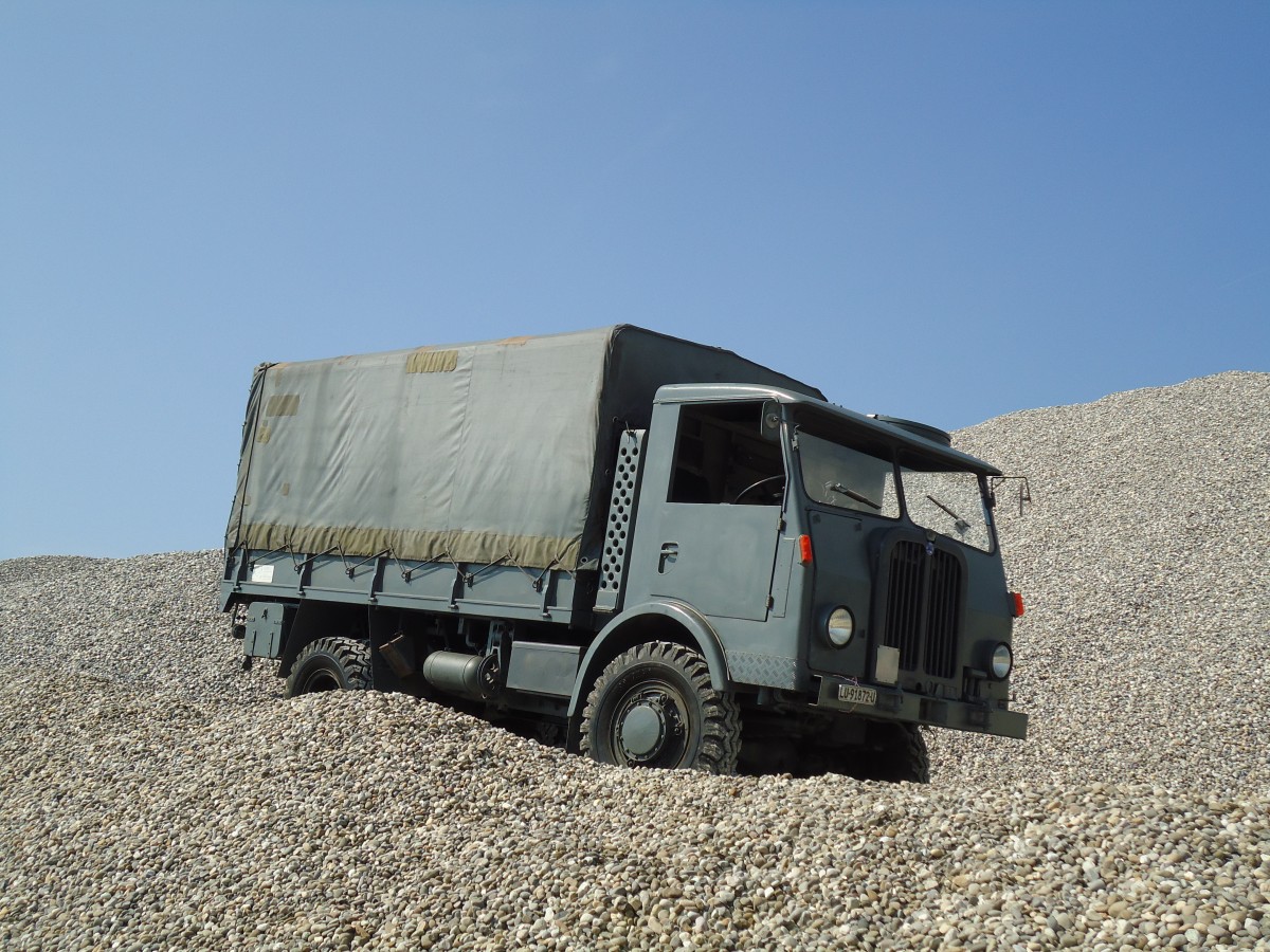 (146'685) - LU 91'872 U - Saurer am 31. August 2013 in Niederbipp, Saurertreffen