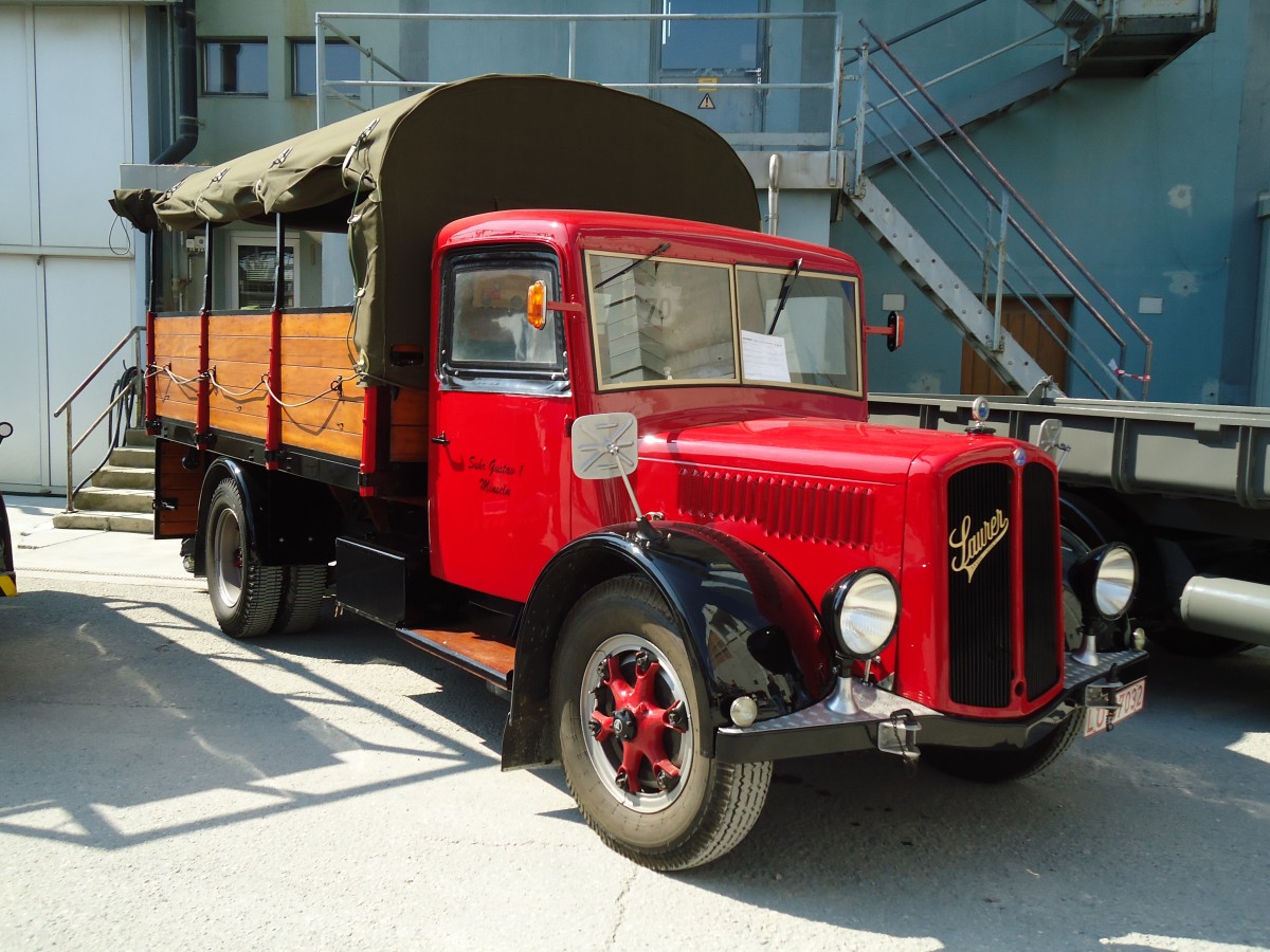 (146'702) - Suhr, Minseln - L�-07'032 - Saurer am 31. August 2013 in Niederbipp, Saurertreffen
