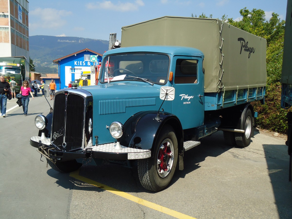 (146'711) - Planzer, Dietikon - Berna am 31. August 2013 in Niederbipp, Saurertreffen