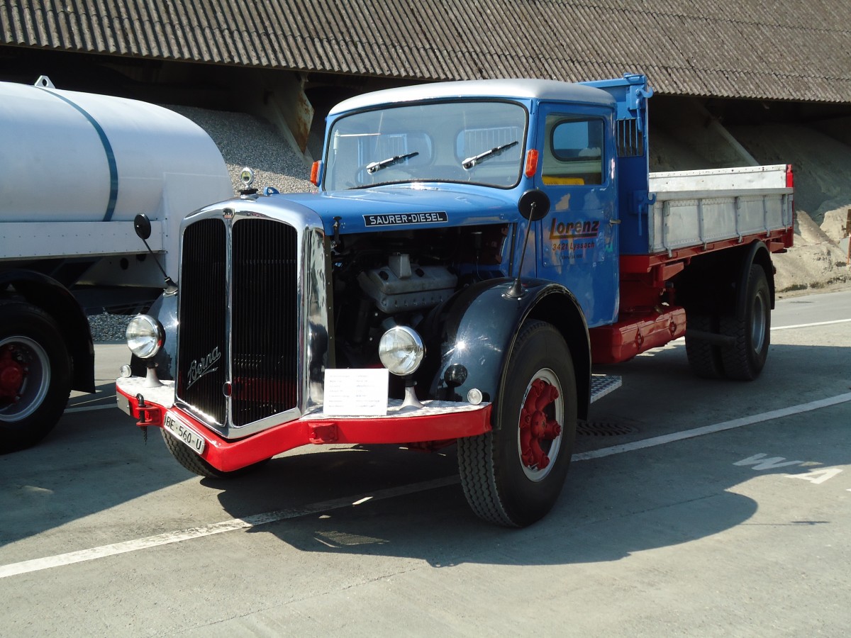 (146'712) - Lorenz, Lyssach - BE 560 U - Berna am 31. August 2013 in Niederbipp, Saurertreffen
